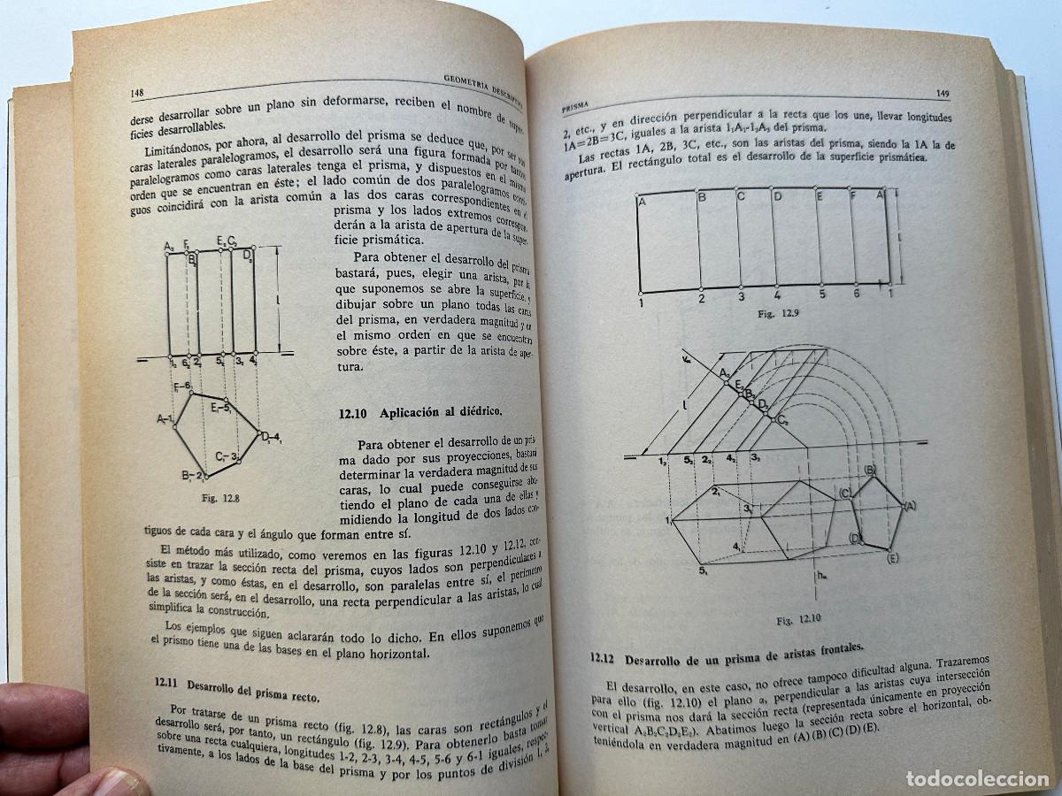 Libros de segunda mano de ciencias: GEOMETR&Iacute;A DESCRIPTIVA E. Izquierdo Asensi - Foto 9