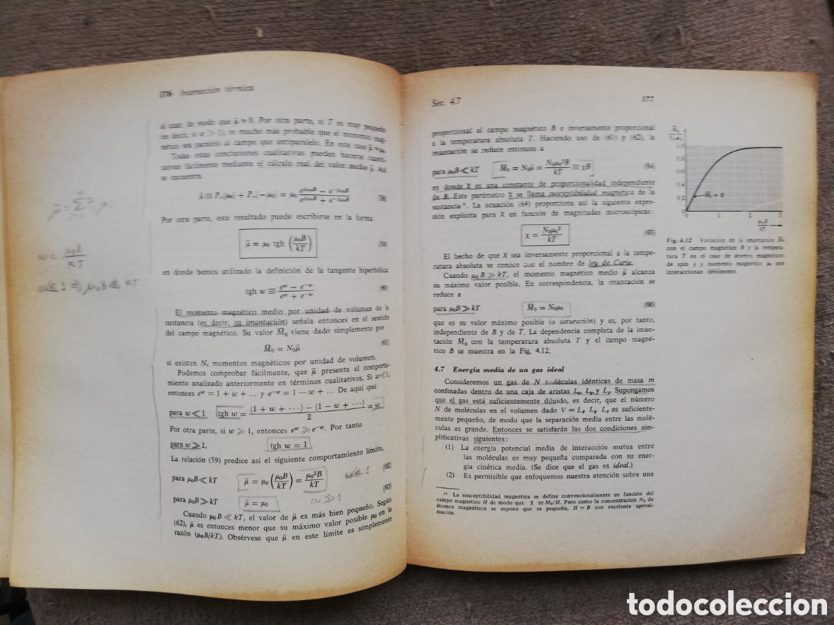 Libros de segunda mano de ciencias: Berkeley physics course. Volumen 5. Fisica estad&iacute;stica. Editorial Revert&eacute; - Foto 5