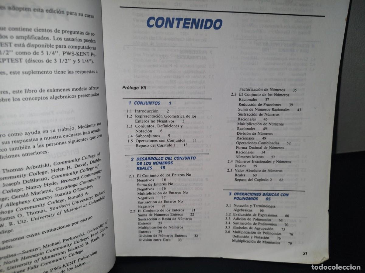 Libros de segunda mano de ciencias: 215- &Aacute;LGEBRA ELEMENTAL - ALFONSE GOBRAN - Foto 6