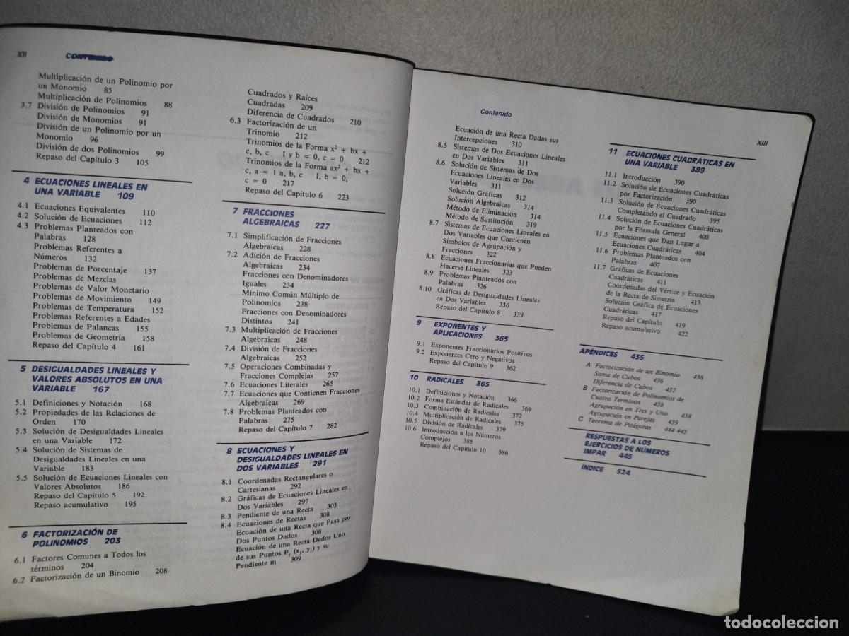 Libros de segunda mano de ciencias: 215- &Aacute;LGEBRA ELEMENTAL - ALFONSE GOBRAN - Foto 7