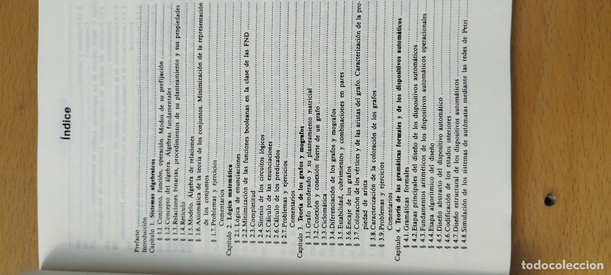 Libros de segunda mano de ciencias: FUNDAMENTOS DE LA MATEMATICA DISCRETA / GORBATOV / KARA10 / URSS MOSCU - Foto 9