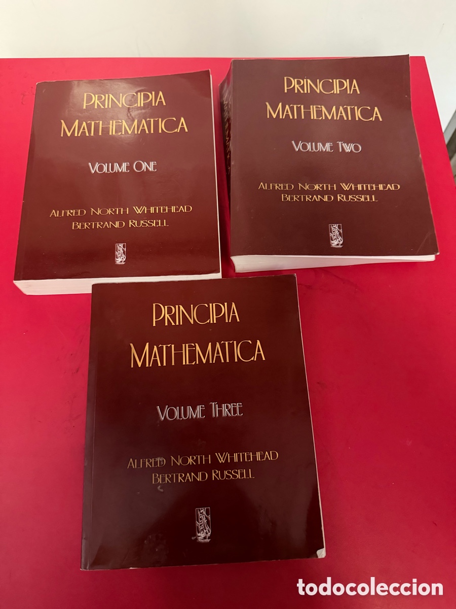 Libros de segunda mano de ciencias: Principia Mathematica Whitehead y Russell - 3 vol&uacute; - Foto 1