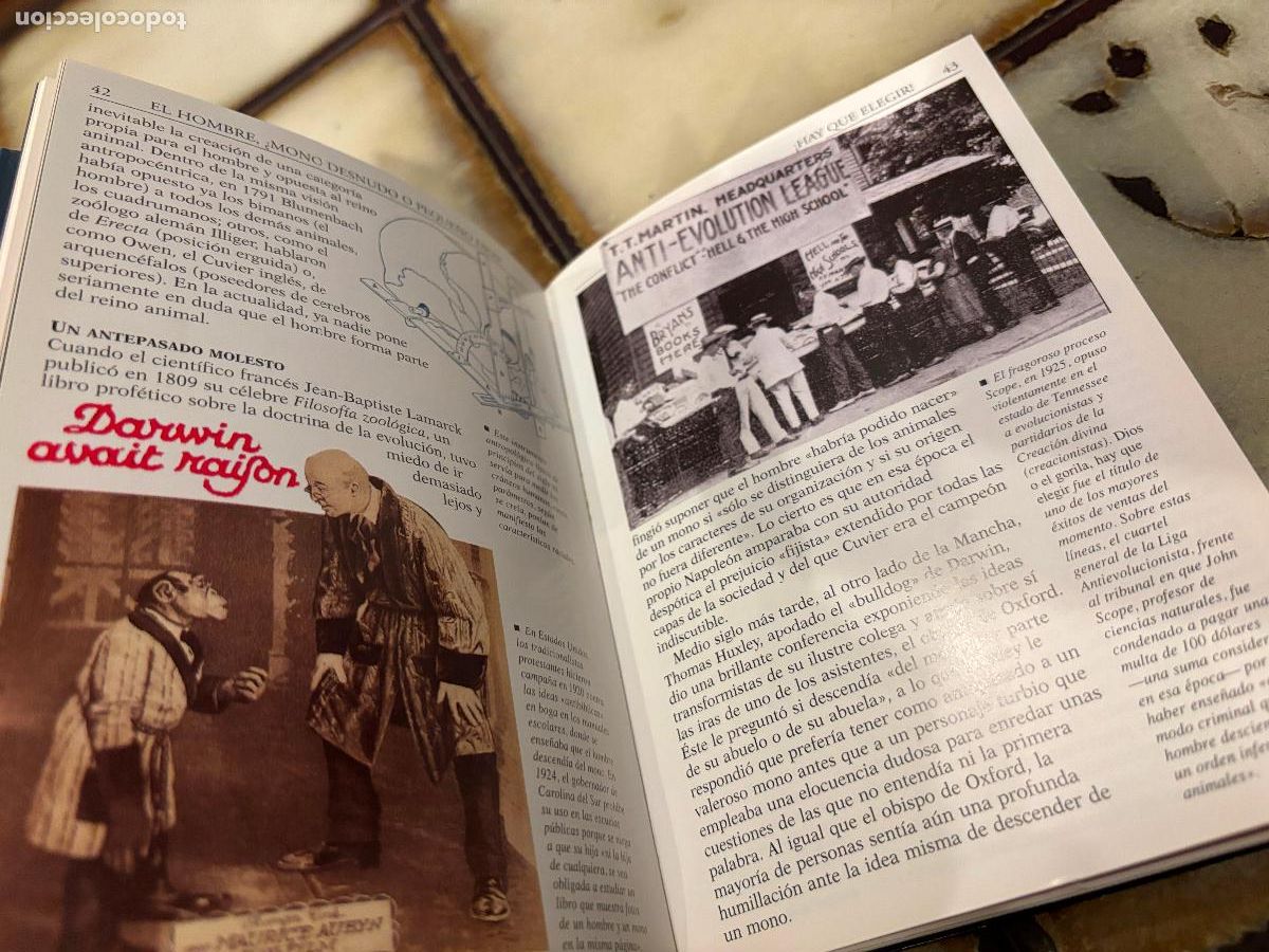 Libros de segunda mano: Nuestros or&iacute;genes, el hombre antes del hombre. Herbert Thomas. - Foto 3