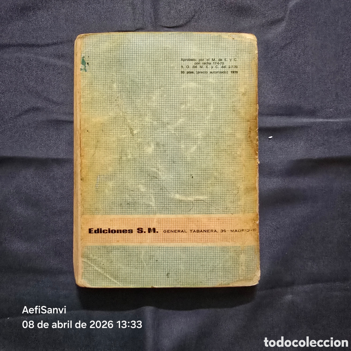 Libros de segunda mano de ciencias: MATEM&Aacute;TICA MODERNA, CUARTO CURSO (CONSTANTINO MARCOS - JACINTO MART&Iacute;NEZ) (SM) - Foto 3