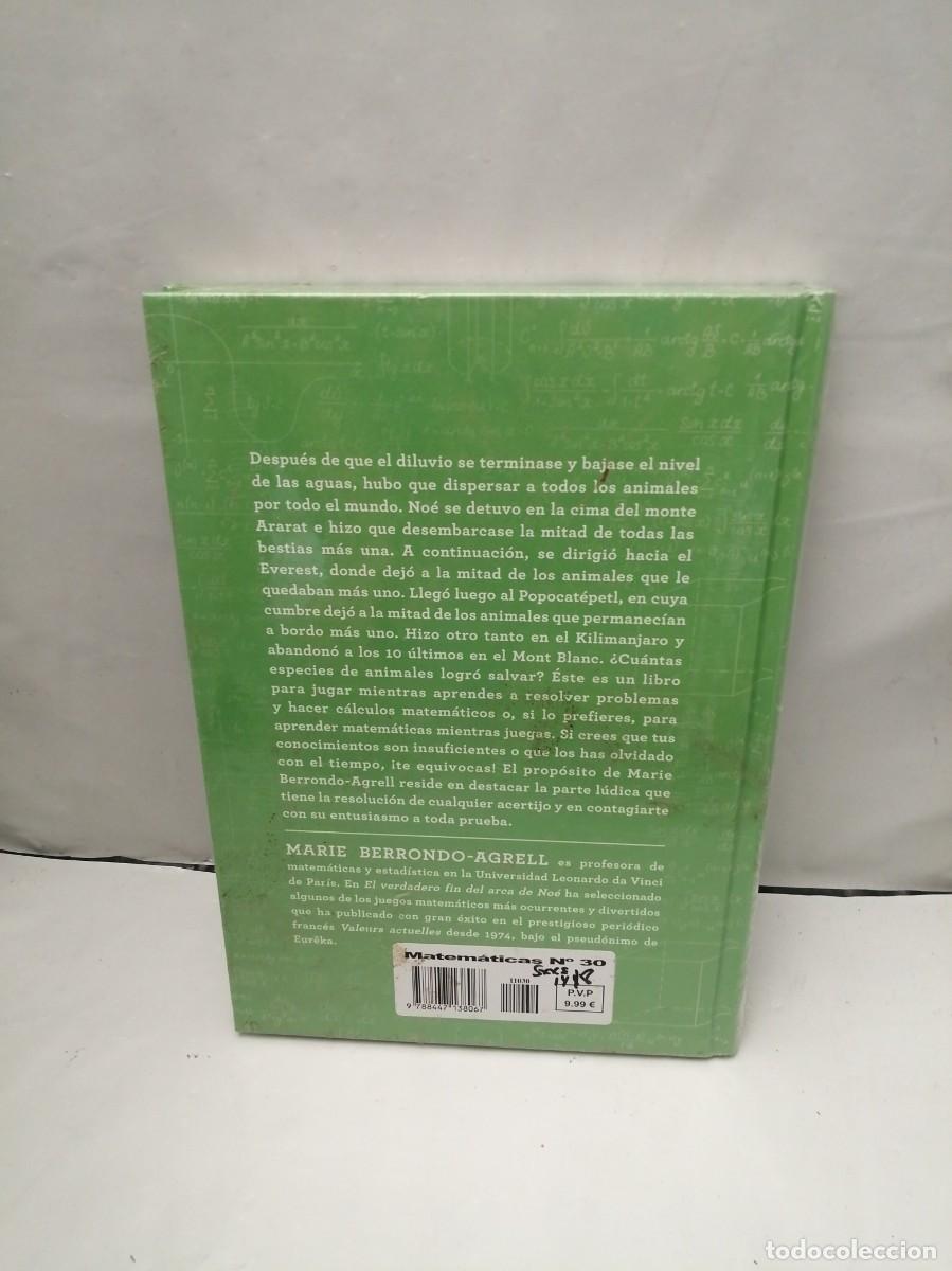 Libros de segunda mano de ciencias: El verdadero fin del arca de No&eacute;: Pasatiempos y c&aacute;lculos num&eacute;ricos (COMO NUEVO) - Foto 2