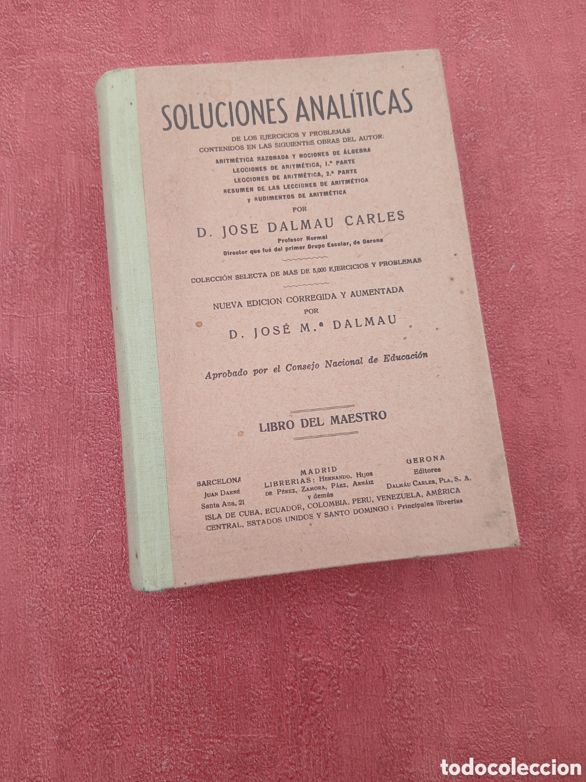 Libros de segunda mano de Ciencias: Soluciones anal&iacute;ticas. Jos&eacute; Dalmau Carles.