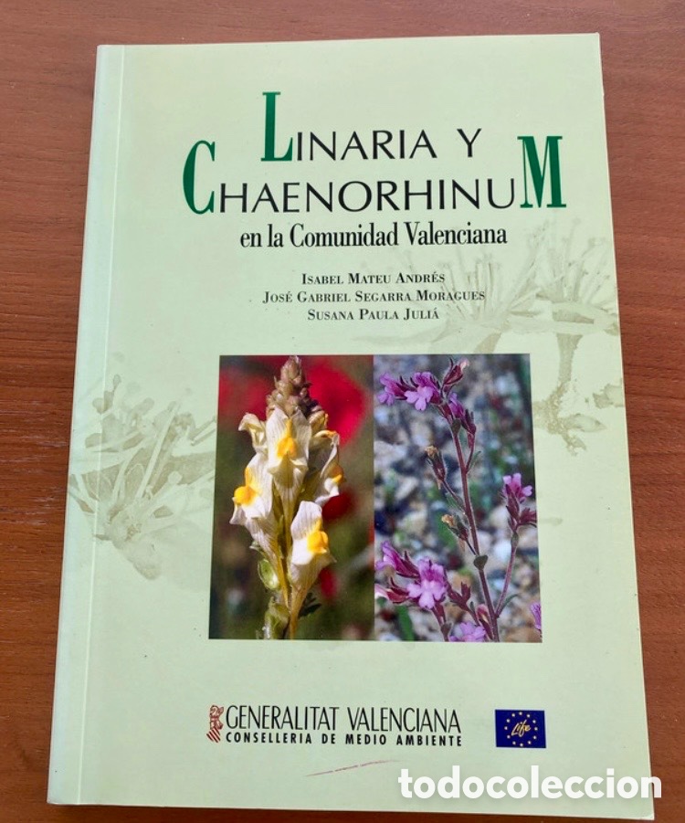 Libros de segunda mano: LINARIA Y GHAENORHINUM en la Comunidad Valenciana.