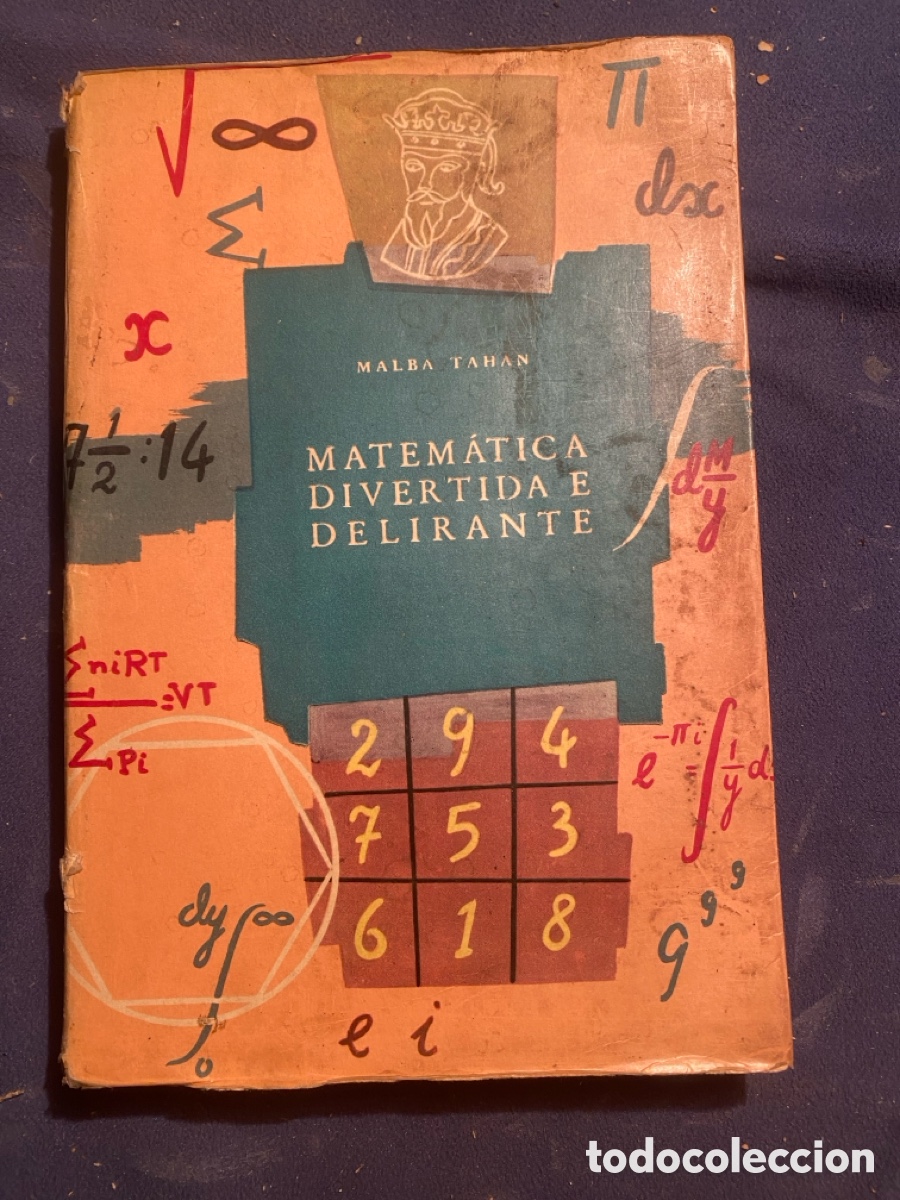 Libri di seconda mano: MALBA TAHAN: - MATEM&Aacute;TICA DIVERTIDA E DELIRANTE - (SAN PAULO, 1965)