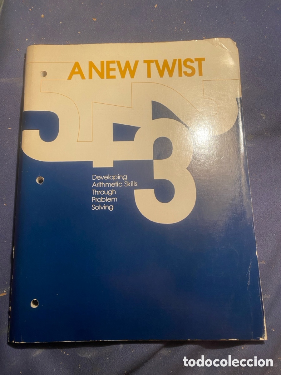 Libros de segunda mano de Ciencias: J. PEDERSEN: - A NEW TWIST. Developing arthmetic skills through problem solving - (1979)