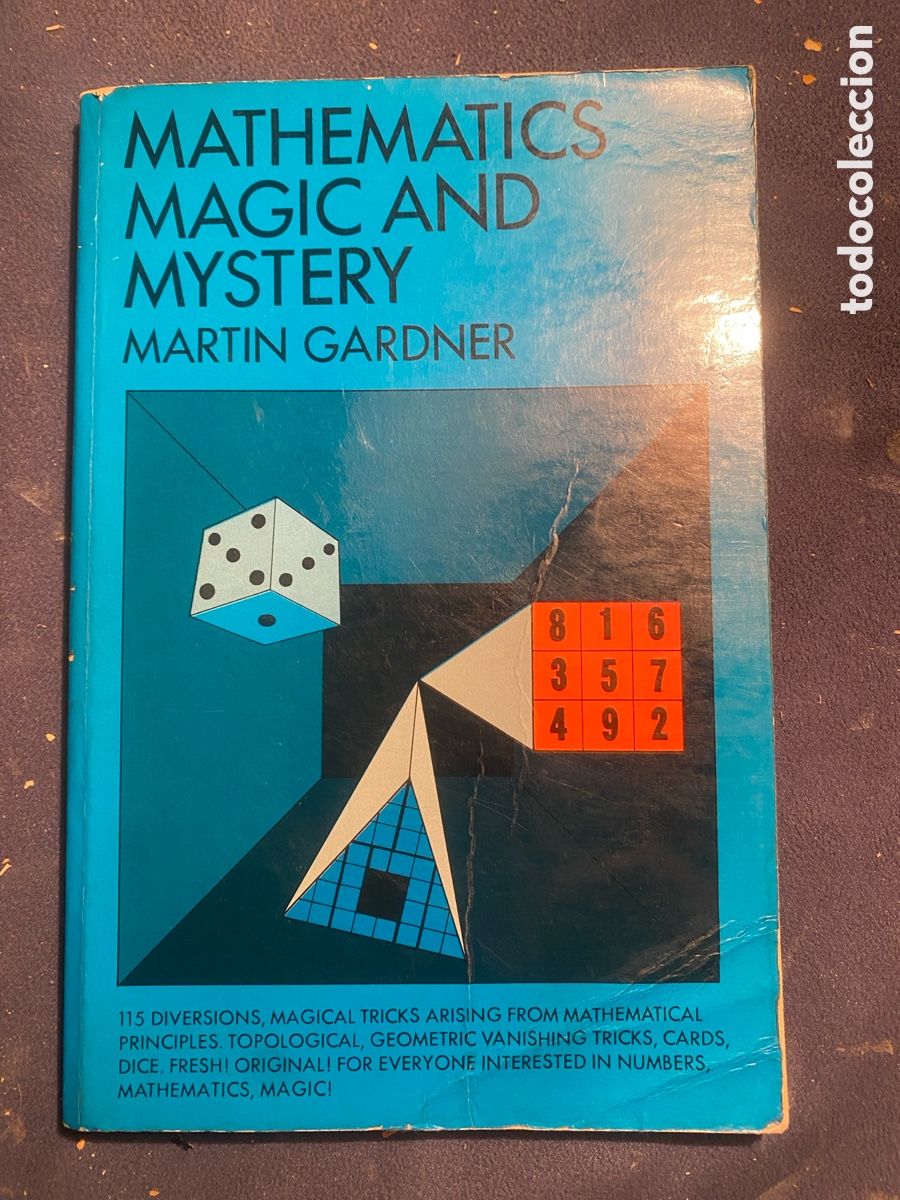 Libros de segunda mano de Ciencias: MARTIN GARDNER: - MATHEMATICS AND MYSTERY - (DOVER, 1956)