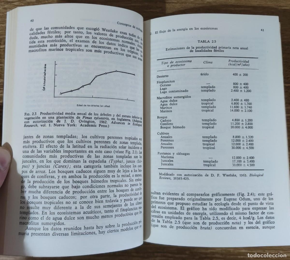 Libros de segunda mano: Libro - Conceptos de ecolog&iacute;a (1975) Edward J. Kormondy - Foto 5