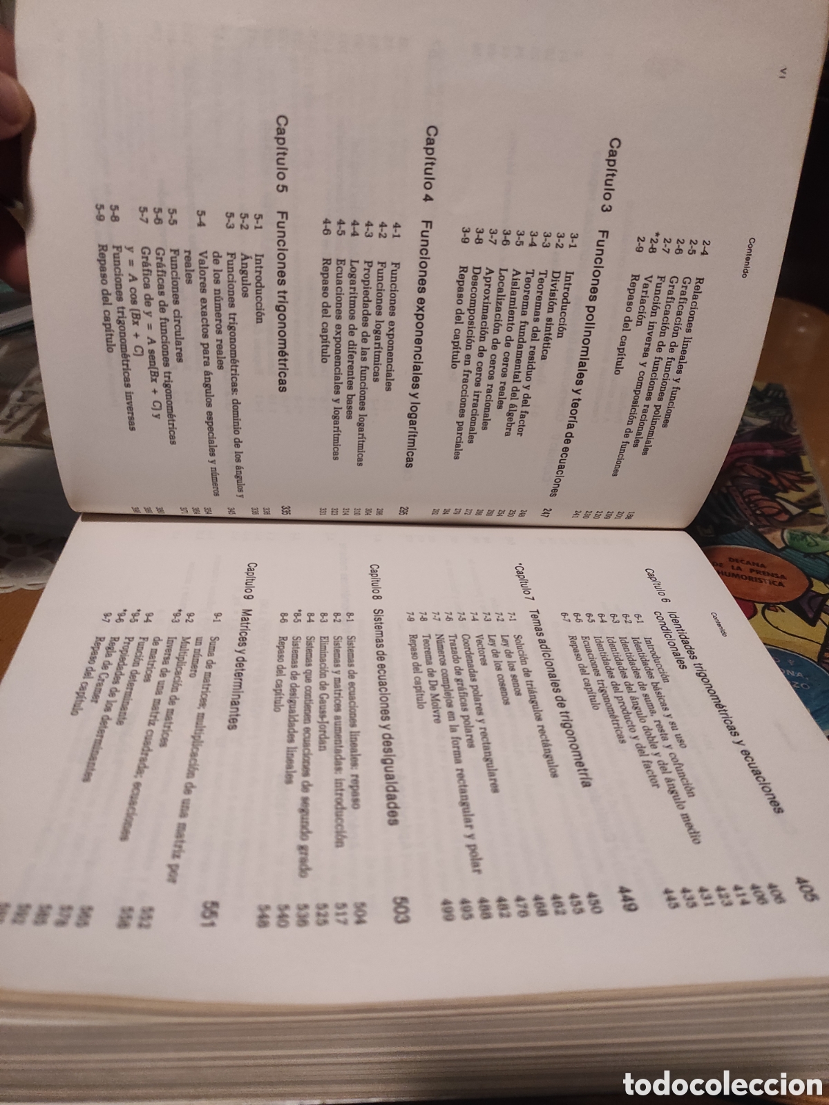 Libros de segunda mano de ciencias: &Aacute;LGEBRA Y TRIGONOMETR&Iacute;A, RAYMOND A. BARNETT - Foto 4