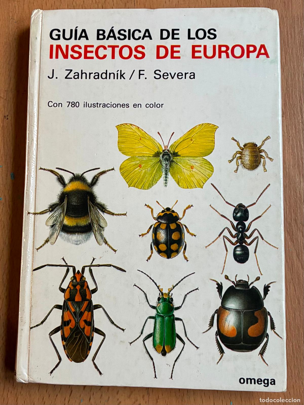 Second hand books: GUIA BASICA DE LOS INSECTOS DE EUROPA, J. Zahradnik, F. Severa OMEGA