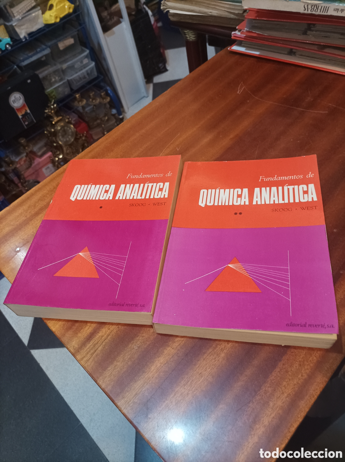 Libros de segunda mano de Ciencias: FUNDAMENTOS DE QU&Iacute;MICA ANAL&Iacute;TICA TOMOS I ,II.SKOOG/WEST.EDITORIAL REVERT&Eacute;.1976