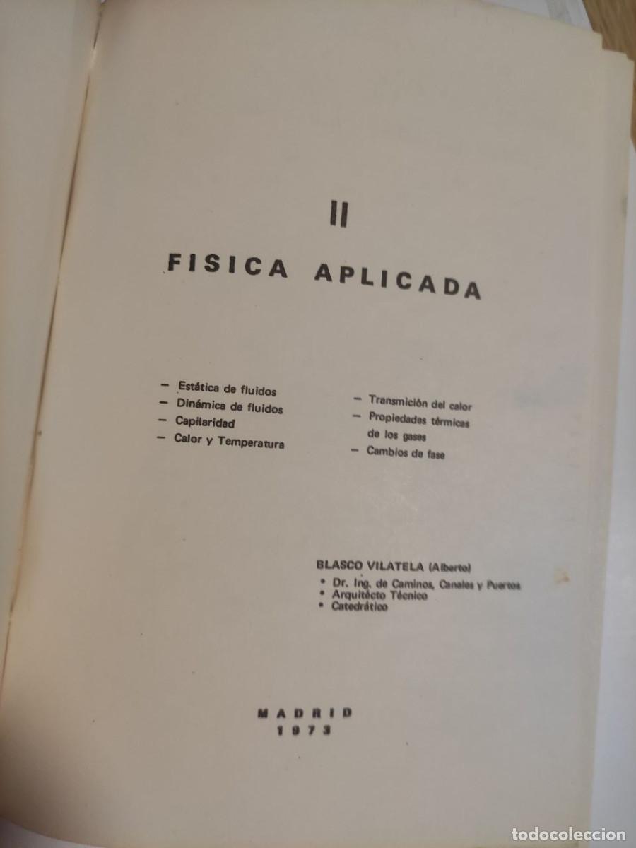 Libros de segunda mano de ciencias: F&iacute;sica aplicada II - Alberto Blasco. - Foto 2