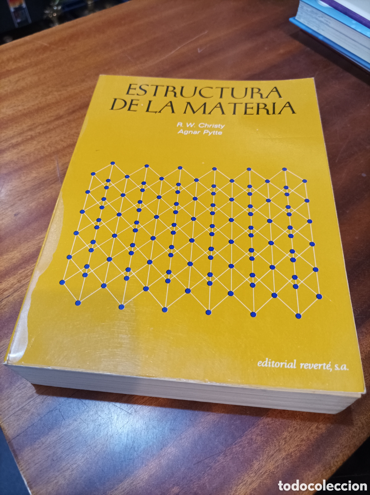Libros de segunda mano de Ciencias: ESTRUCTURA DE LA MATERIA.R.W.CHRISTY/AGNAR PYTTE . EDITORIAL REVERTE SA 1971