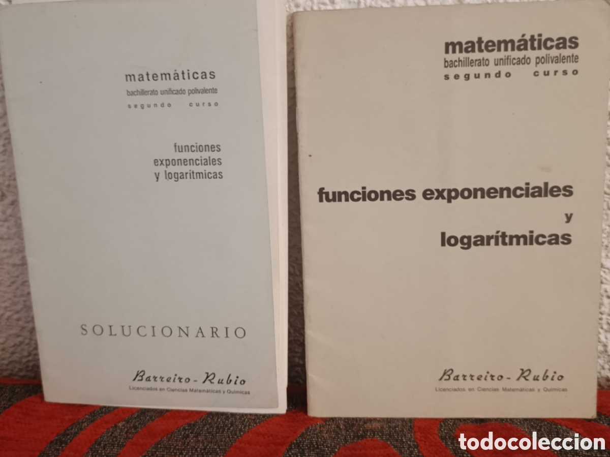 Libri di seconda mano: Matem&aacute;ticas 2&ordm; BUP - Funciones Exponenciales y Logar&iacute;tmicas (Pack Libro + Solucionario)
