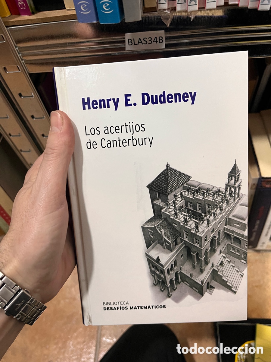 Libros de segunda mano de ciencias: BLAS34B Henry E. Dudeney Los acertijos de Canterbury - Foto 1
