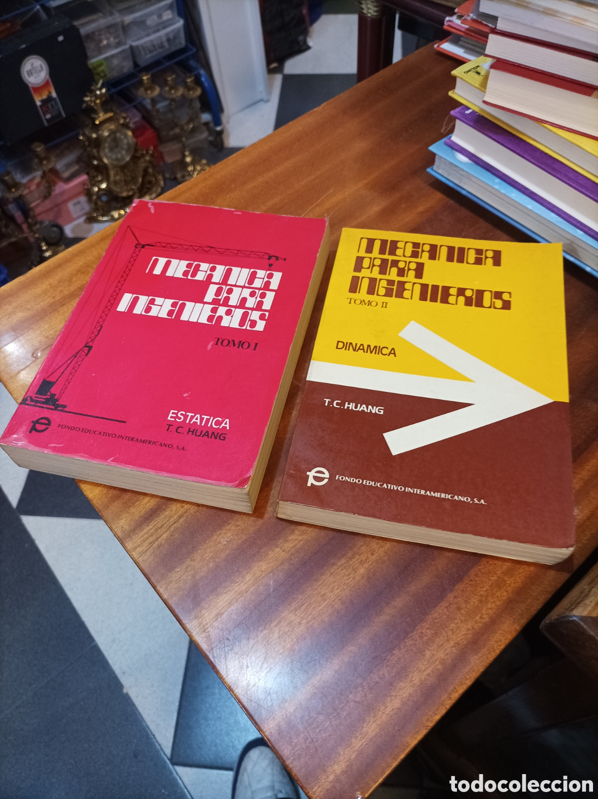 Libros de segunda mano de Ciencias: MEC&Aacute;NICA PARA INGENIEROS.2TOMOS : EST&Aacute;TICA.DINAMICA .T.C.HUANG.FONDO EDUCATIVO INTERAMERICANO