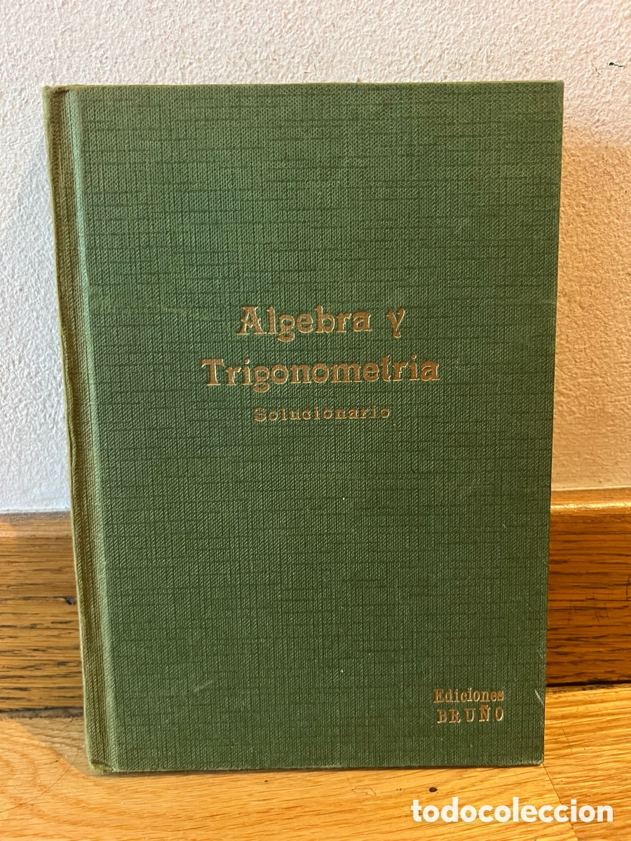 Libros de segunda mano de ciencias: Algebra y Trigonometr&iacute;a Solucionario - Foto 1