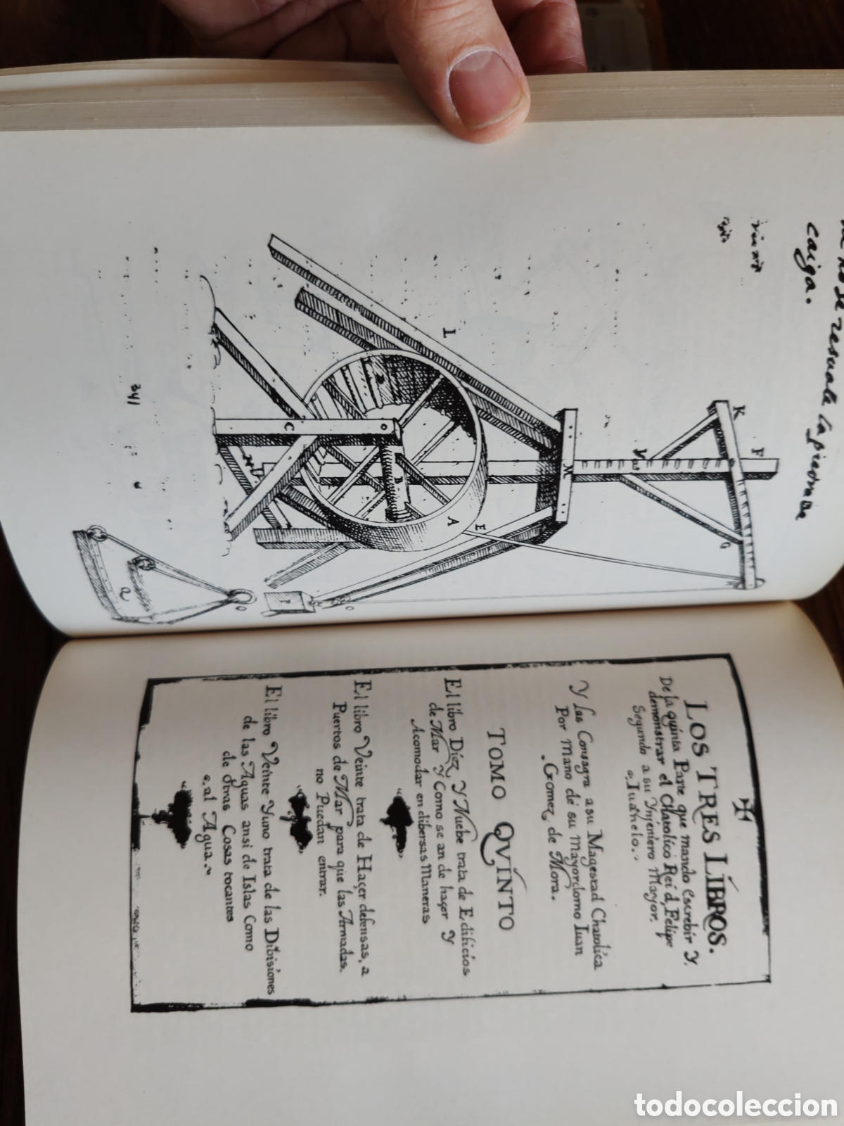 Libros de segunda mano de ciencias: Los veinti&uacute;n libros de los ingenios y de las m&aacute;quinas. Vol. II - Foto 3