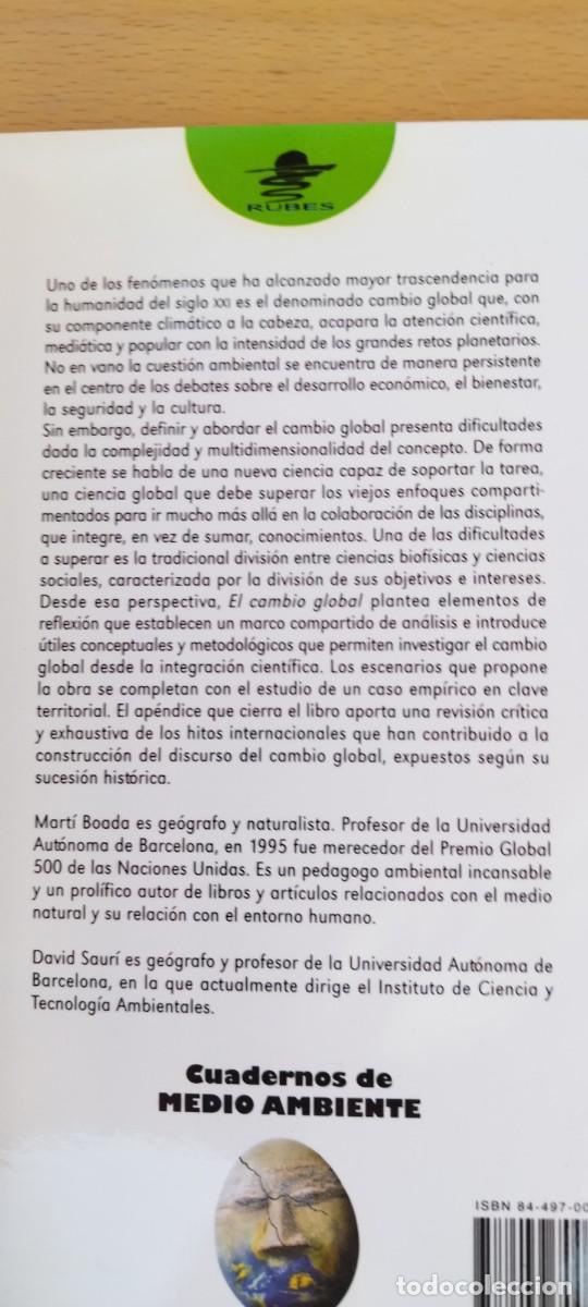 Libros de segunda mano: EL CAMBIO GLOBAL / BOADA, MARTI / KARA 72 / RUBES - Foto 5