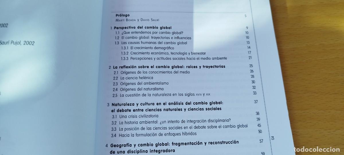 Libros de segunda mano: EL CAMBIO GLOBAL / BOADA, MARTI / KARA 72 / RUBES - Foto 9