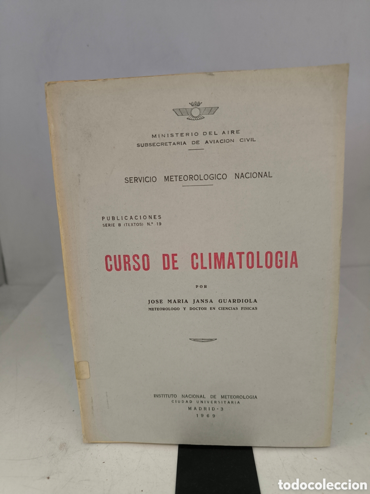 Libros de segunda mano de Ciencias: Curso de climatolog&iacute;a Jos&eacute; Mar&iacute;a Hansa Guardiola