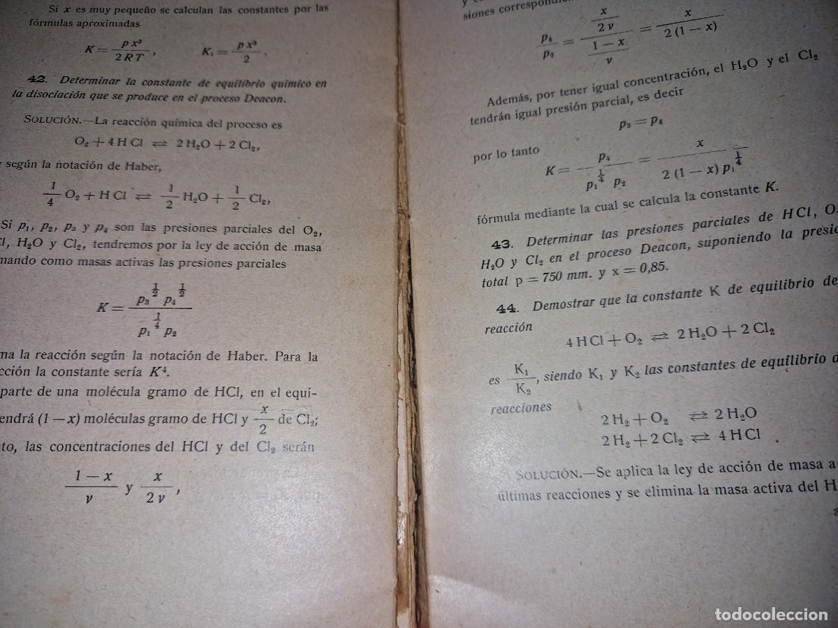 Libros de segunda mano de ciencias: LIBRO EJERCICIOS DE MATEM&Aacute;TICAS de J. REY PASTOR y J. BABINI, primera edicion 1930 - Foto 3