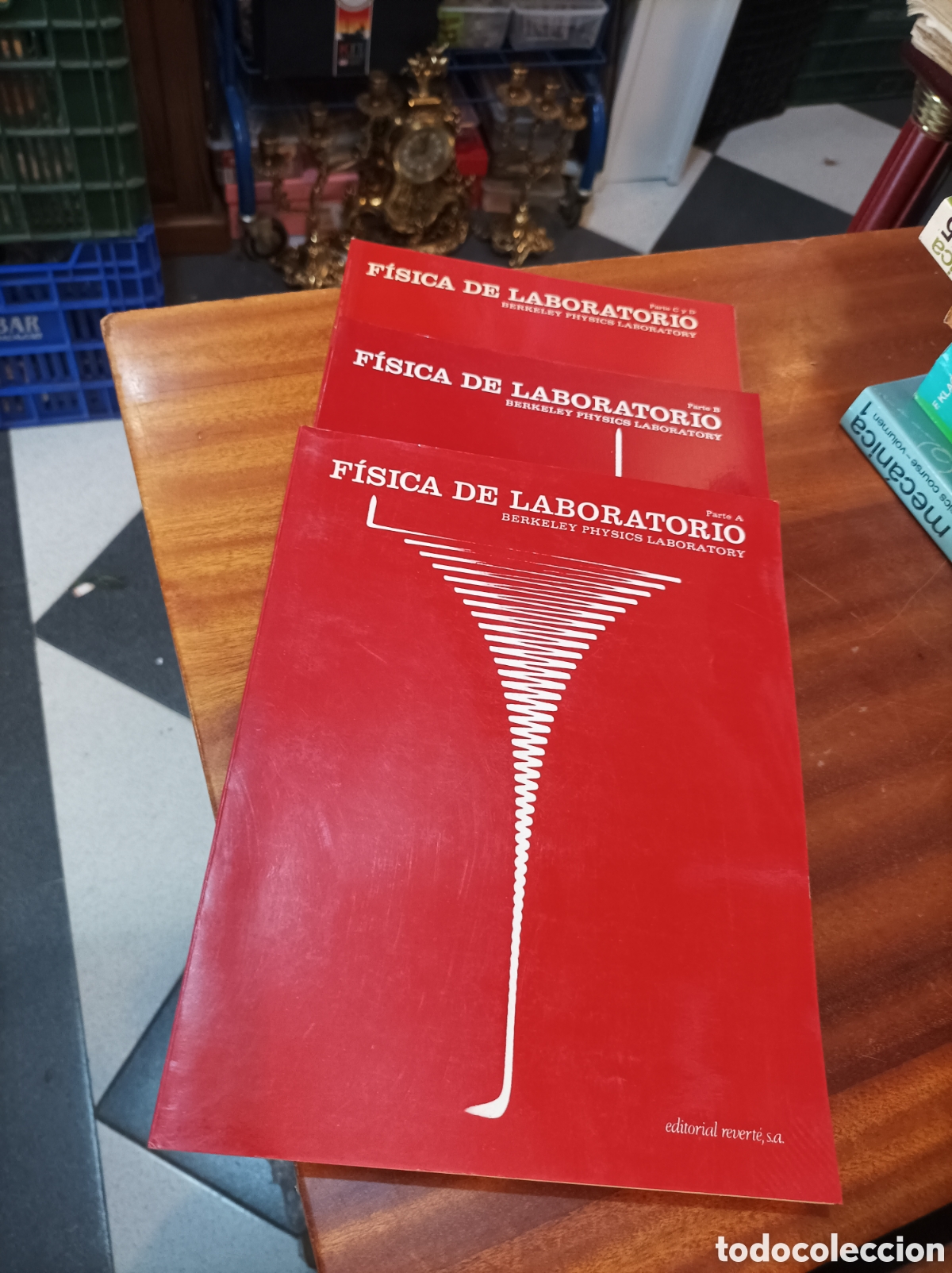 Libros de segunda mano de Ciencias: FISICA DE LABORATORIO.PARTE A,B,C,D.3LIBROS.BERKELEY PHYSICS LABORATORY. . ESPA&Ntilde;OL.