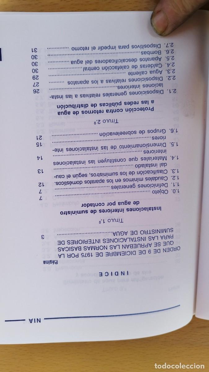 Libros de segunda mano de ciencias: NORMAS BASICAS PARA LAS INSTALACIONES INTERIORES DE SUMINISTRO DE AGUA / / KARA 73 - Foto 6