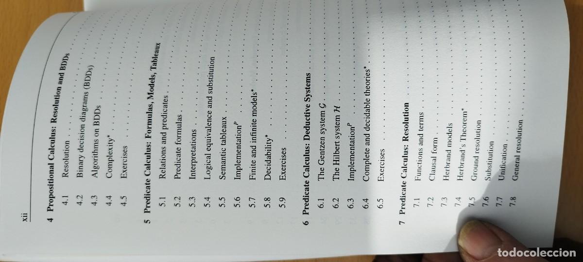 Libros de segunda mano de ciencias: MATHEMATICAL LOGIC FOR COMPUTER SCIENCE/MORDECHAI BEN ARI/en ingles logica matematica para informati - Foto 12