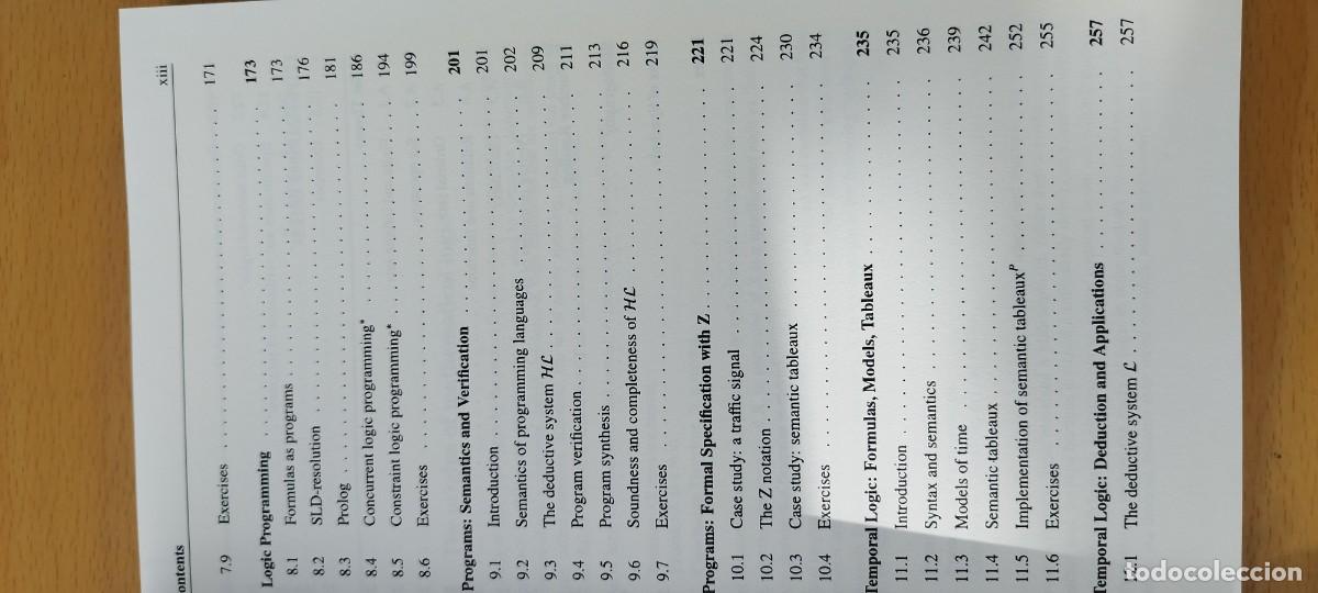 Libros de segunda mano de ciencias: MATHEMATICAL LOGIC FOR COMPUTER SCIENCE/MORDECHAI BEN ARI/en ingles logica matematica para informati - Foto 13