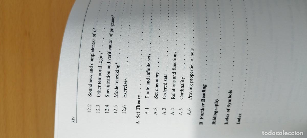 Libros de segunda mano de ciencias: MATHEMATICAL LOGIC FOR COMPUTER SCIENCE/MORDECHAI BEN ARI/en ingles logica matematica para informati - Foto 14