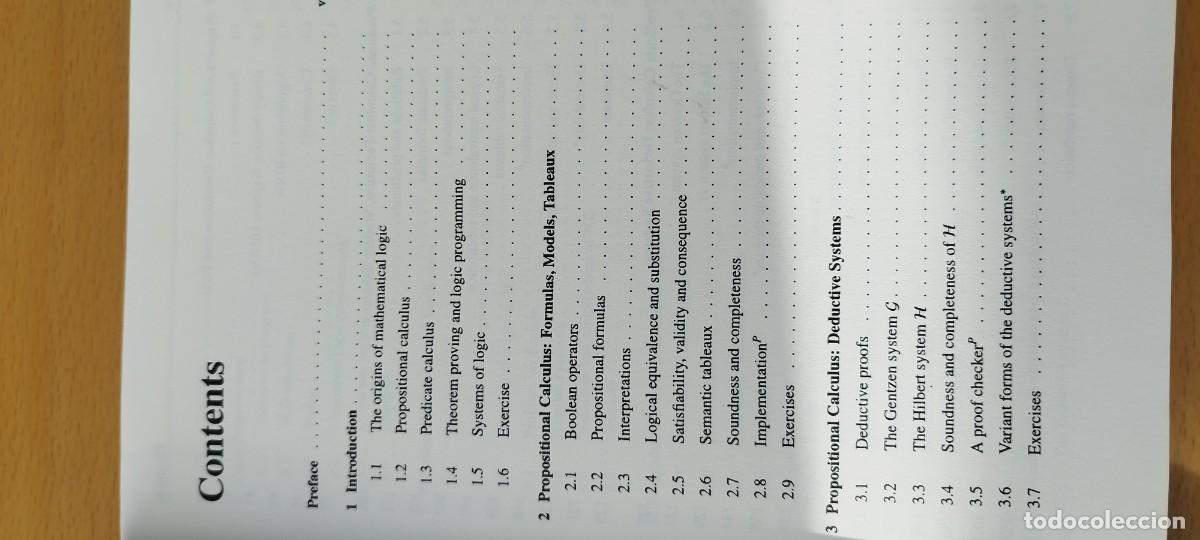 Libros de segunda mano de ciencias: MATHEMATICAL LOGIC FOR COMPUTER SCIENCE/MORDECHAI BEN ARI/en ingles logica matematica para informati - Foto 11