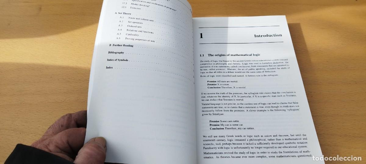 Libros de segunda mano de ciencias: MATHEMATICAL LOGIC FOR COMPUTER SCIENCE/MORDECHAI BEN ARI/en ingles logica matematica para informati - Foto 15