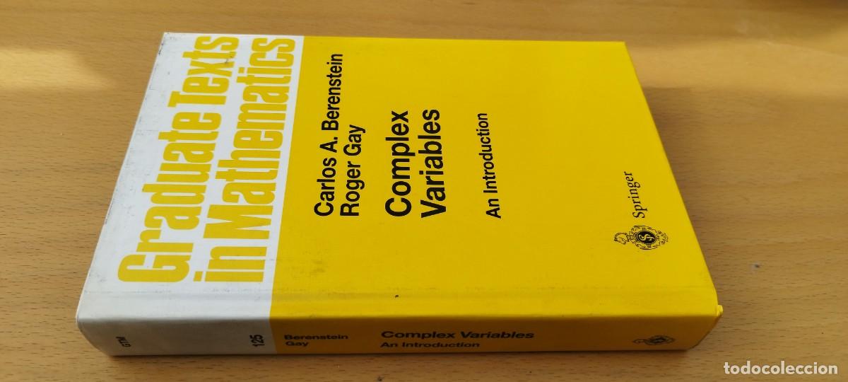 Libros de segunda mano de Ciencias: GRADUATE TEXTS IN MATHEMATICS /BERENSTEIN, GAY/EN INGLES TEXTOS DE POSGRADO EN MATEM&Aacute;TICAS