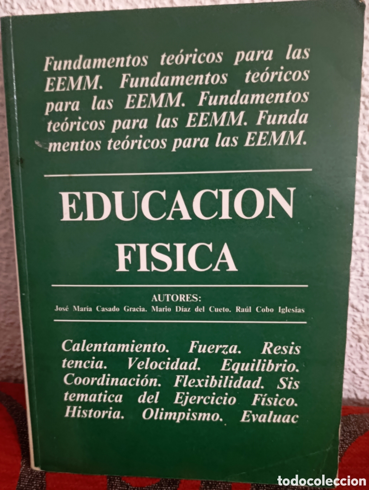 Libros de segunda mano de Ciencias: Libro: Educaci&oacute;n F&iacute;sica - Fundamentos te&oacute;ricos para las EEMM (Casado Gracia et al.)