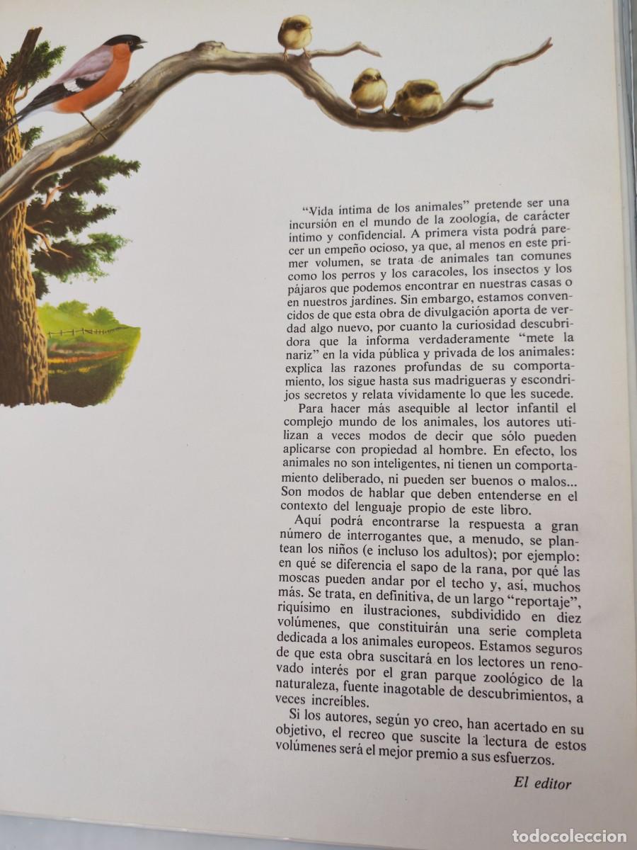 Libros de segunda mano: Vida &iacute;ntima de los animales del lago y del pantano - Foto 3