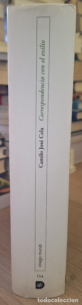 Libros de segunda mano: CORRESPONDECIA CON EL EXILIO. - CELA, Camilo Jose. - Foto 2