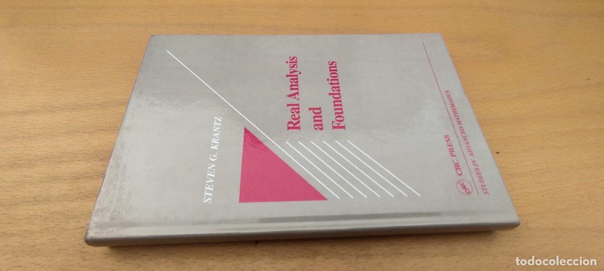 Libros de segunda mano de Ciencias: REAL ANALYSIS AND FOUNDATIONS /STEVEN G.KRANTZ/ EN INGLES An&aacute;lisis real y sus fundamentos