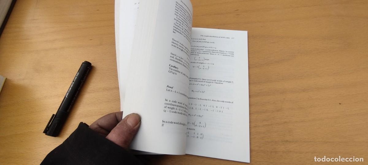 Libros de segunda mano de ciencias: ELEMENTS OF ALGEBRAIC CODING THEORY/VERMANI/EN INGLES Elementos teor&iacute;a codificaci&oacute;n algebraica - Foto 11