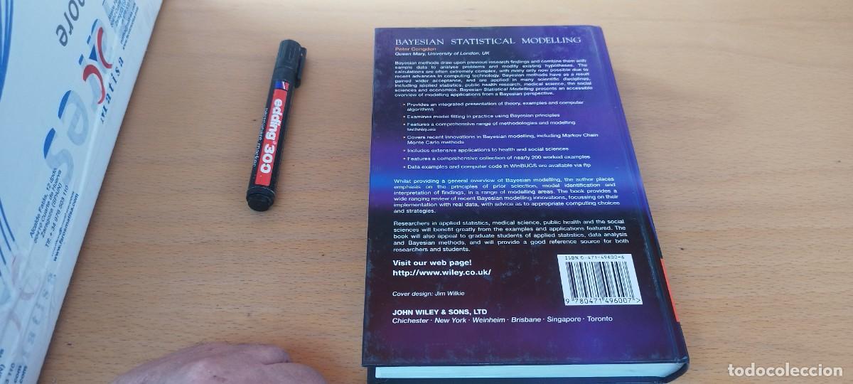 Libros de segunda mano de ciencias: BAYESIAN STATISTICAL MODELLING/CONGDON/ EN INGLES Modelado estad&iacute;stico bayesiano /WILEY INTERSCIENCE - Foto 4