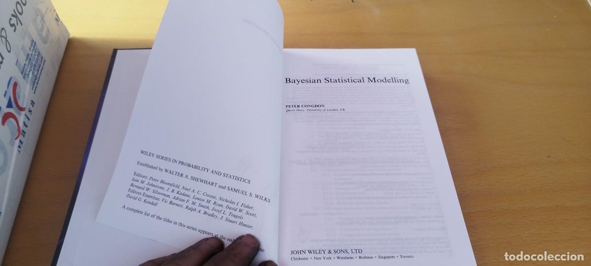 Libros de segunda mano de ciencias: BAYESIAN STATISTICAL MODELLING/CONGDON/ EN INGLES Modelado estad&iacute;stico bayesiano /WILEY INTERSCIENCE - Foto 8