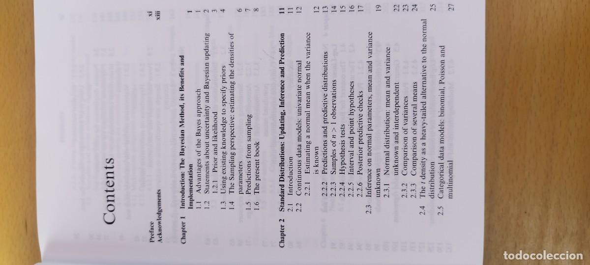 Libros de segunda mano de ciencias: BAYESIAN STATISTICAL MODELLING/CONGDON/ EN INGLES Modelado estad&iacute;stico bayesiano /WILEY INTERSCIENCE - Foto 12