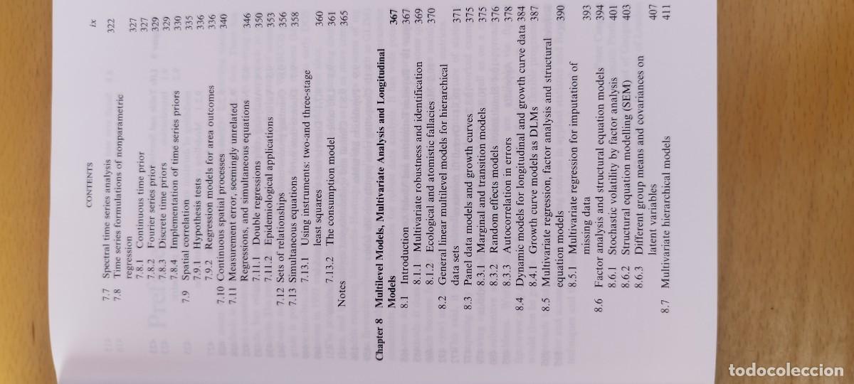 Libros de segunda mano de ciencias: BAYESIAN STATISTICAL MODELLING/CONGDON/ EN INGLES Modelado estad&iacute;stico bayesiano /WILEY INTERSCIENCE - Foto 16
