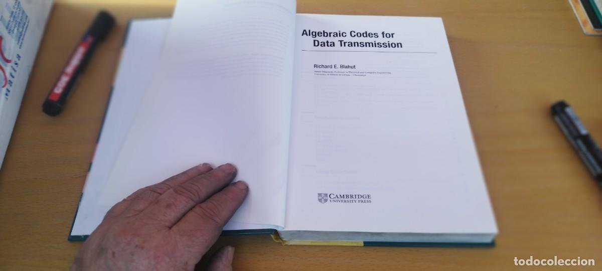Libros de segunda mano de ciencias: ALGEBRAIC CODES FOR DATA TRANSMISSION /BLAHUT /EN INGLES C&oacute;digos algebraicos paratransmisi&oacute;n datos - Foto 4
