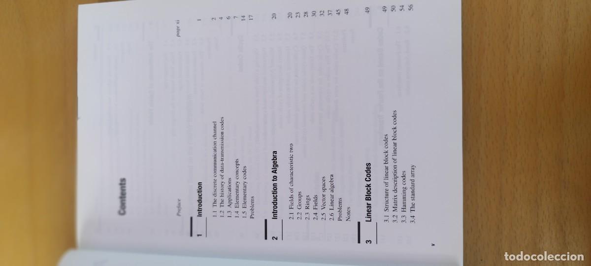 Libros de segunda mano de ciencias: ALGEBRAIC CODES FOR DATA TRANSMISSION /BLAHUT /EN INGLES C&oacute;digos algebraicos paratransmisi&oacute;n datos - Foto 7