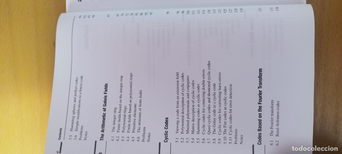 Libros de segunda mano de ciencias: ALGEBRAIC CODES FOR DATA TRANSMISSION /BLAHUT /EN INGLES C&oacute;digos algebraicos paratransmisi&oacute;n datos - Foto 8