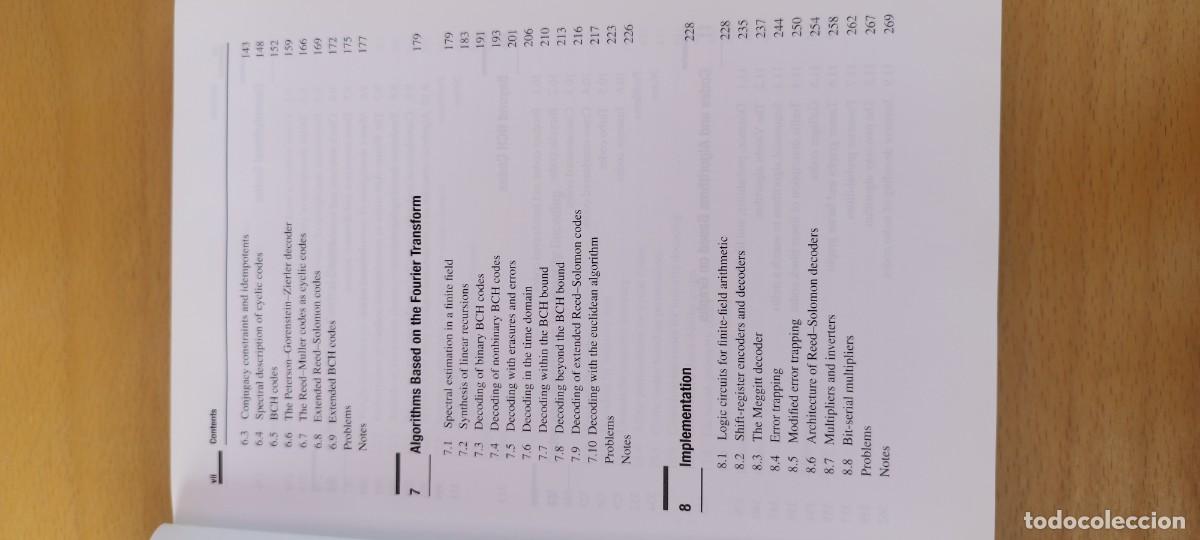 Libros de segunda mano de ciencias: ALGEBRAIC CODES FOR DATA TRANSMISSION /BLAHUT /EN INGLES C&oacute;digos algebraicos paratransmisi&oacute;n datos - Foto 9